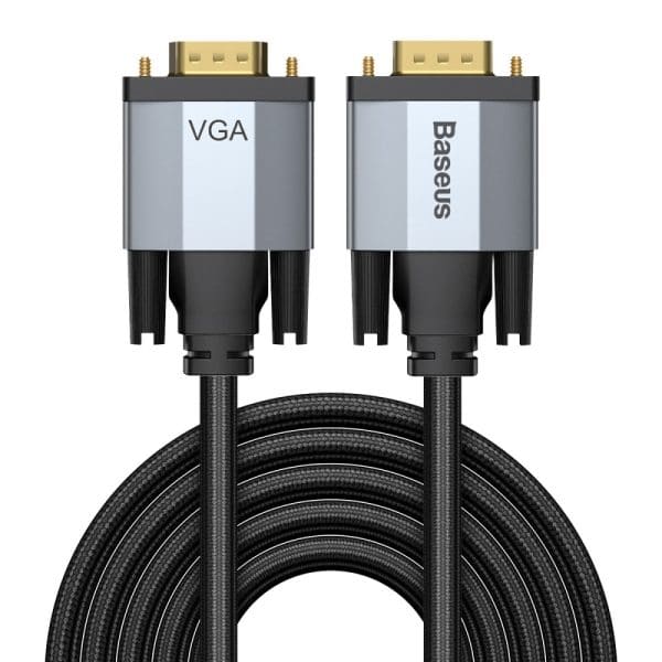 BASEUS Enjoyment - VGA til VGA kabel adapter 3m - 1080p - Mørkegrå