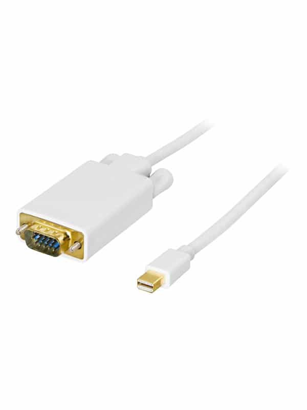 DELTACO Mini DisplayPort til VGA (HD15)-kabel 20-