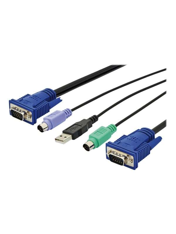 DIGITUS Octopus - keyboard / video / mouse (KVM) cable - 3 m
