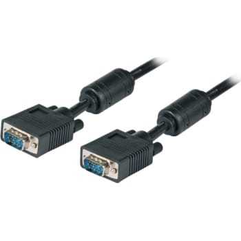 EFB VGA kabel 30M Han/Han 2 x HD Dsub15 m/m, sort