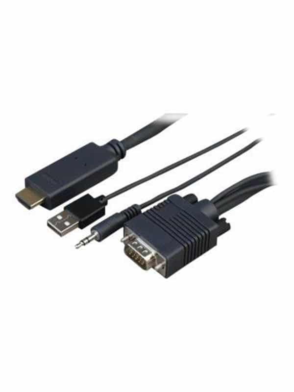 Sony CAB-VGAHDMI1 - HDMI cable - HDMI / VGA / audio / USB - 1 m