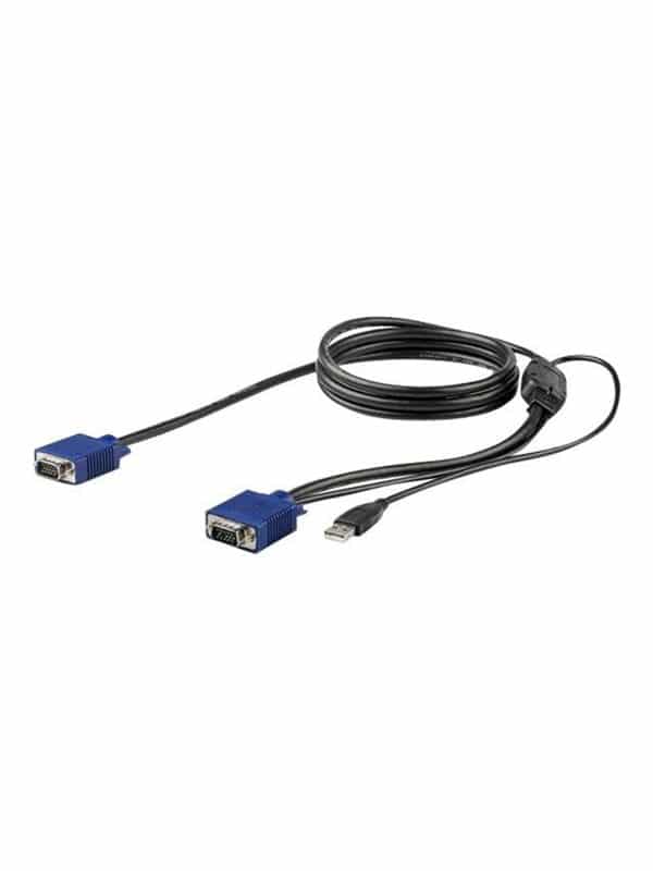StarTech.com 6ft / 1.8m USB KVM Cable for Rackmount Consoles - VGA and USB - video / USB cable - 1.8 m