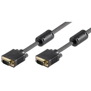 Pro Full HD SVGA monitor cable gold-plated 15 m bla