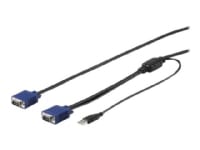 StarTech.com 6 ft. (1.8 m) USB KVM Cable for StarTech.com Rackmount Consoles - VGA and USB KVM Console Cable (RKCONSUV6) - Video / USB kabel - mini-V
