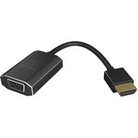 IB-AD502 videokabel adapter VGA (D-Sub) HDMI Type A (Standard) Sort