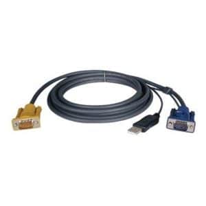 Tripp Lite 10ft USB Cable Kit for KVM Switch 2-in-1 B020 / B022 Series KVMs 10' - video / USB cable - 3.05 m