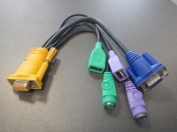 ATEN LIN5-27X6-U21G - Kabel til tastatur / video / mus (KVM) - 18 pin SPHD (hun) til USB, PS/2, HD-15 (VGA)