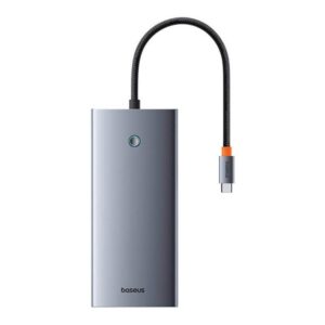 Baseus PortalJoy 13-in-1 Hub USB-C to HDMI+DP+VGA+C+USB+PD+RJ45+SD/TF+3.5mm (gray)