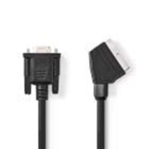 Nedis SCART Cable | SCART Male | VGA Female | Nickel Plated