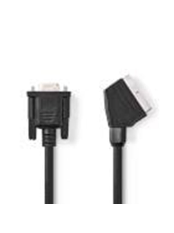 Nedis SCART Cable | SCART Male | VGA Female | Nickel Plated
