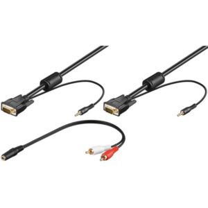 Pro VGA & Audio FullHD - Black - 3m