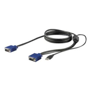 StarTech.com 6ft / 1.8m USB KVM Cable for Rackmount Consoles - VGA and USB - video / USB cable - 1.8 m