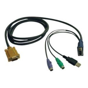 Tripp Lite 6ft USB / PS2 Cable Kit for KVM Switches B020-U08 / U16 & B022-U16 6' - keyboard / video / mouse (KVM) cable - 1.8 m