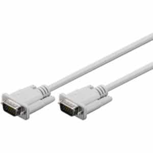 Pro VGA (15pin) - Skærmkabel - 2m - Hvid